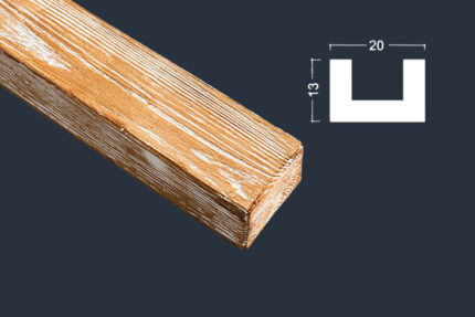 Imitacija drvene grede BM-03 tamna 3m