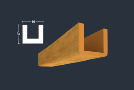 Imitacija drvene grede BR-04 svetla 3m