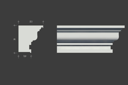 Stiropor fasadne lajsne