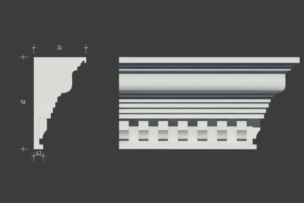 Stiropor fasadne lajsne