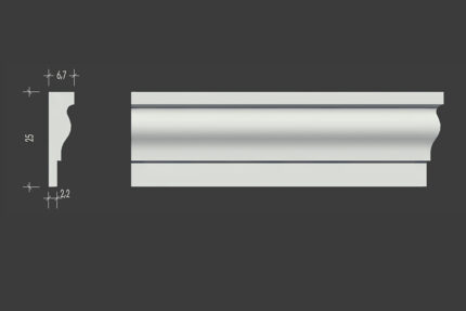 Stiropor fasadne lajsne